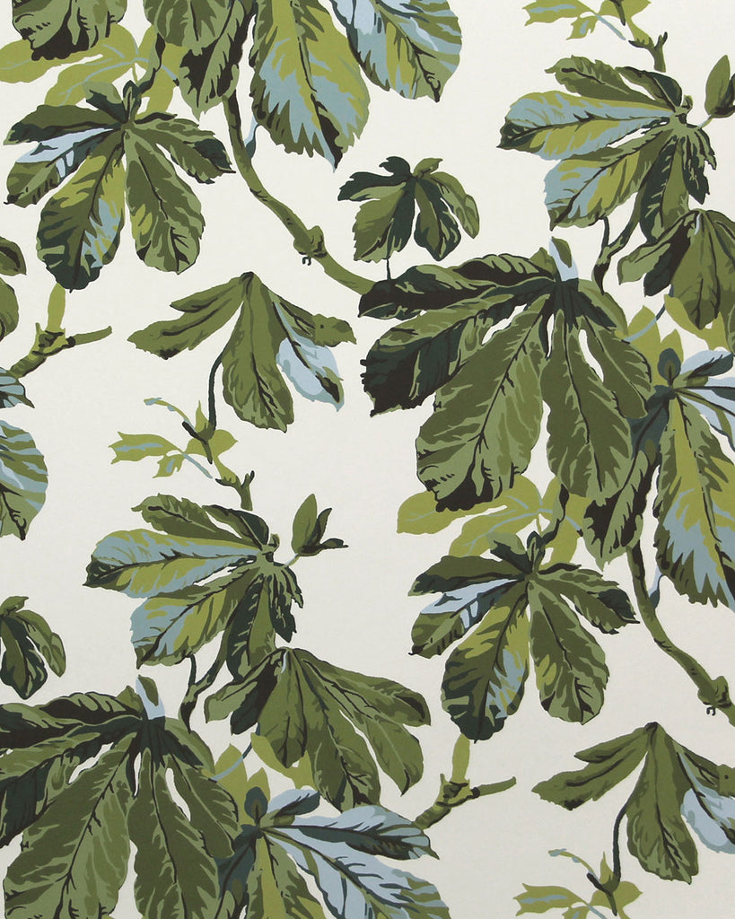 Chestnut Leaves Multi Wallpaper