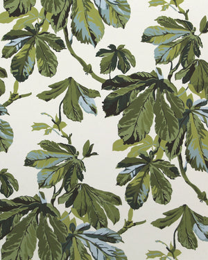 Chestnut Leaves Multi Wallpaper